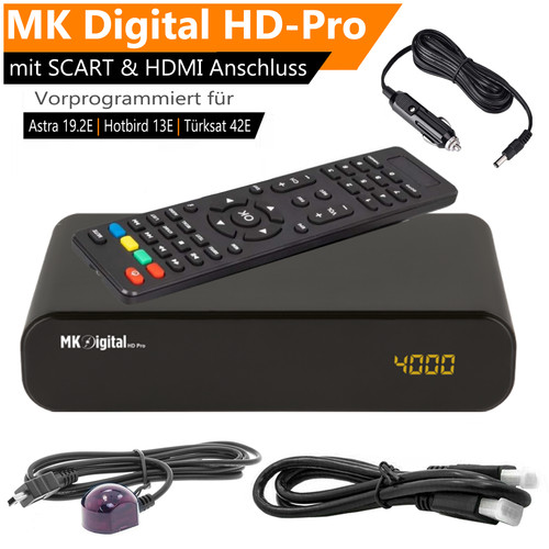 Camping sat receiver - camping, tv