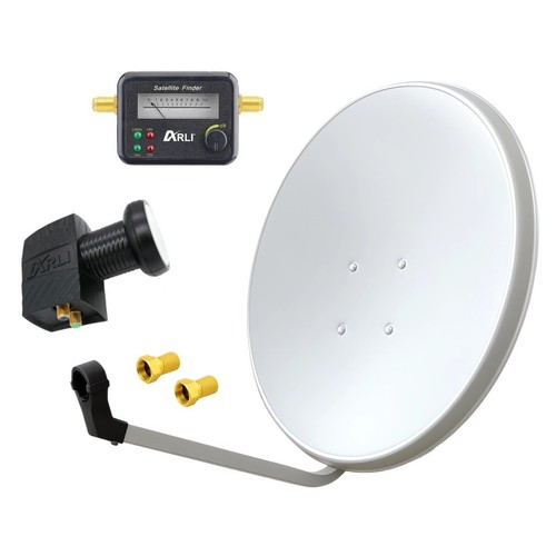 60cm sat antenne - anlage, twin